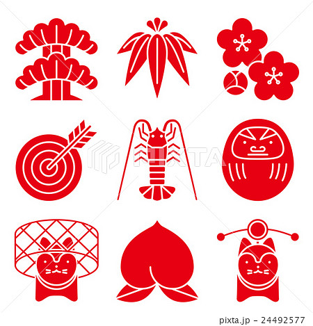 縁起物　松竹梅　 24492577