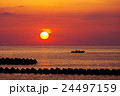 駿河湾の夕陽 24497159