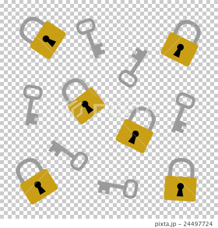 掛鎖和鑰匙 24497724