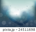Realistic raindrops on window with bokeh, vector 24511698