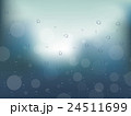Realistic raindrops on window with bokeh, vector 24511699