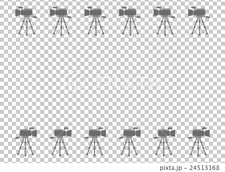 テレビカメラのフレームのイラスト素材