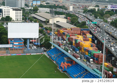 PAT Football stadium aerial view PAT Football stadium aerial view 24520614