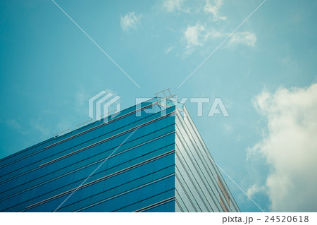 Glass building with blue sky 24520618