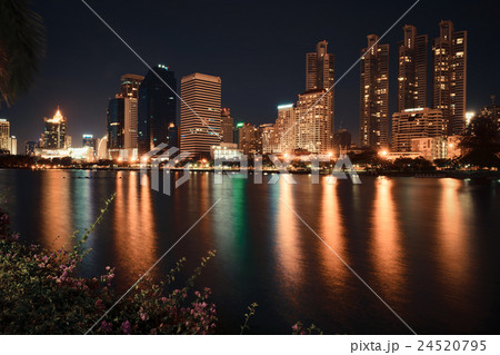 Bangkok night and Benchakitti Park 24520795