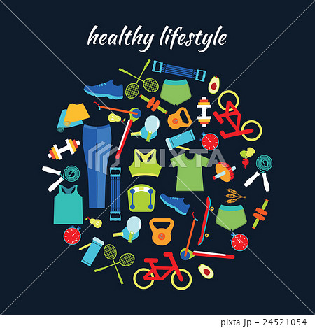 Healthy Lifestyle Background. Healthy Lifestyle Background. 24521054