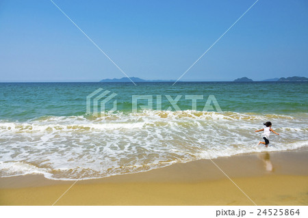 白石浜海岸の写真素材