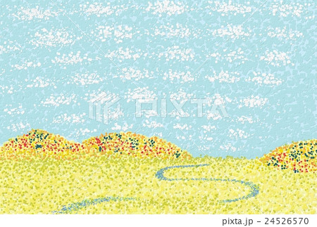 里山の秋　鰯雲 24526570