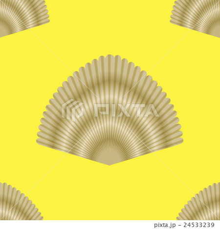 Exotic Seashell Seamless Pattern 24533239