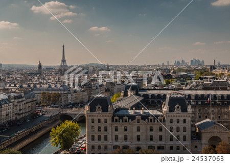 Panoramic view of Paris France 24537063