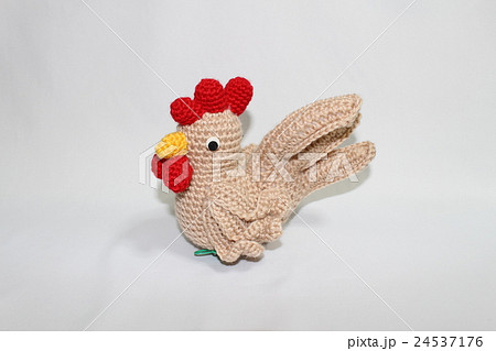 あみぐるみ✽アートドール✽ニワトリのにわちゃん三兄弟✽中サイズ あみぐるみ✽アートドール✽ニワトリのにわちゃん三兄弟✽中