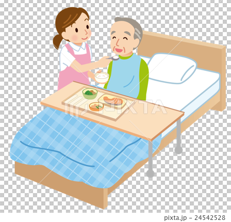 介護 食事 シニアとヘルパー 介護 食事 シニアとヘルパー 24542528