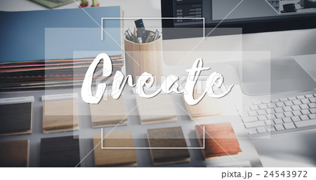Imagine Create Curate Conceptualize Ideas Concept 24543972