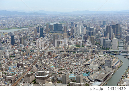 大阪市福島区を空撮 大阪市福島区を空撮 24544429