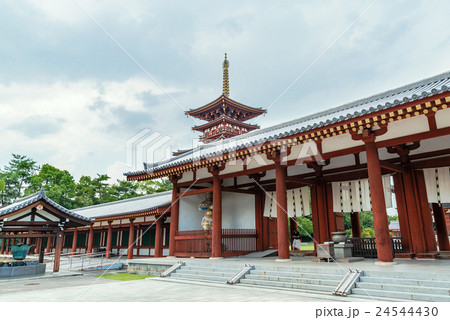 古都奈良　薬師寺の風景 24544430