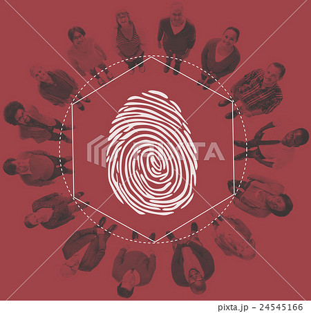 Fingerprint Security Distinction Access Graphic Concept 24545166