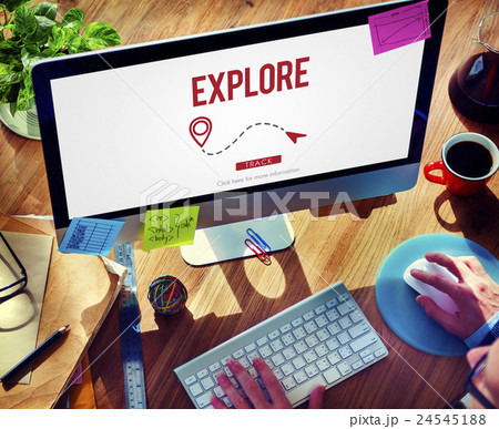 Explore Experience Journey Travel Trip Vacation Concept Explore Experience Journey Travel Trip Vacation Concept 24545188