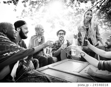 Celebrate Enjoyment Friends Together Unity Social Concept Celebrate Enjoyment Friends Together Unity Social Concept 24546018