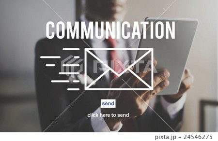 Communication Connection Correspondence Email Concept Communication Connection Correspondence Email Concept 24546275
