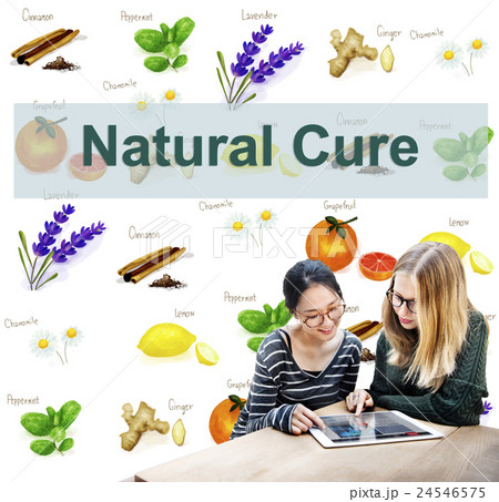 Medicinal Plants Natural Cure Herb Herbalism Concept 24546575