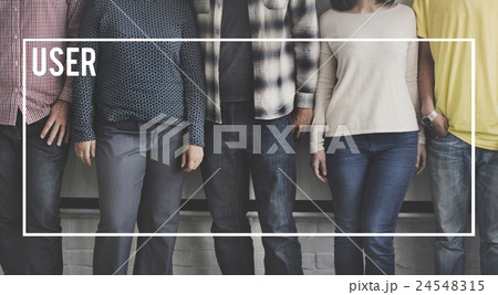 User Digital Internet Technology Network Concept 24548315