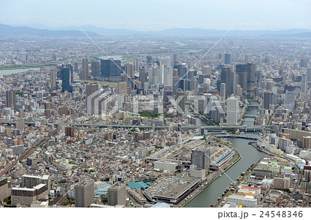 大阪市福島区上空から空撮 24548346