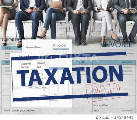 Payment Received Taxation Tax Time Concept Payment Received Taxation Tax Time Concept 24548449