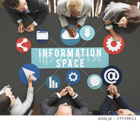 Information Space Technology Network Connect Concept Information Space Technology Network Connect Concept 24548611