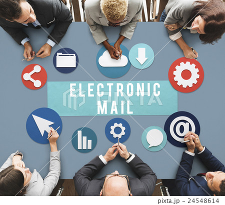 Electronic Mail Online Connection Messaging Concept Electronic Mail Online Connection Messaging Concept 24548614