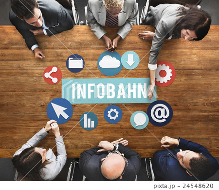 Infobahn Technology Network Online Concept 24548620