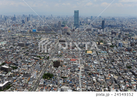 大阪市阿倍野区を空撮 24549352