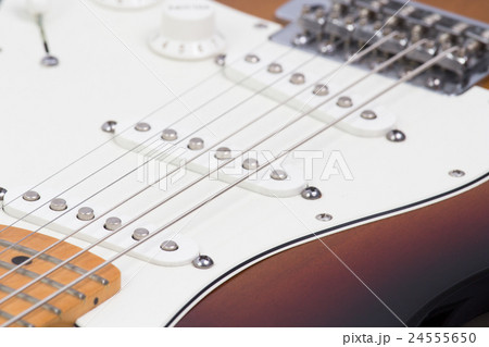 Electric guitar. Close view 24555650