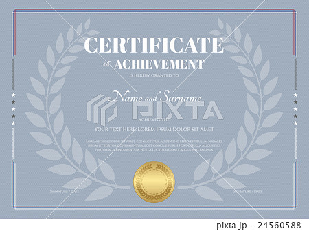 Certificate of achievement template 24560588