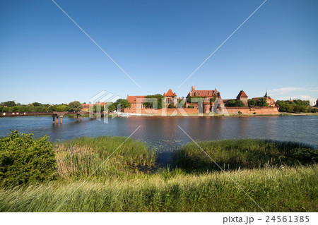 Malbork Castle At Nogat River in Poland 24561385