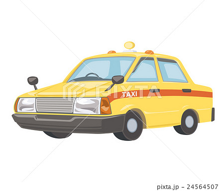 タクシー 自動車 イラスト タクシー 自動車 イラスト 24564507
