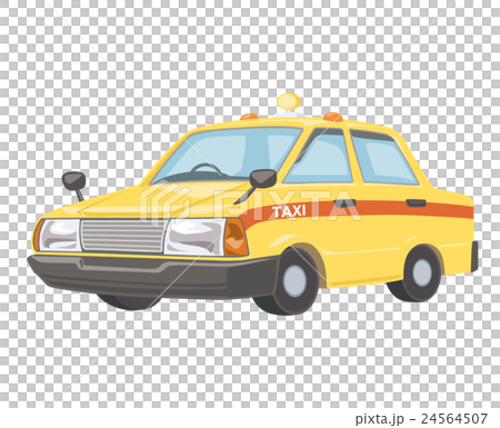 タクシー 自動車 イラスト タクシー 自動車 イラスト 24564507