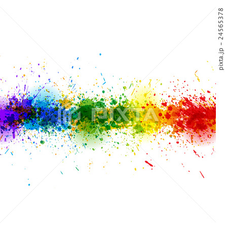 Paint splashes background. Vector banner made of 24565378