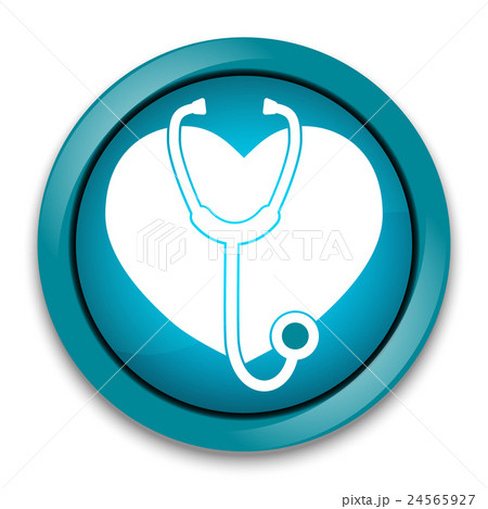 Stethoscope and heart icon Stethoscope and heart icon 24565927