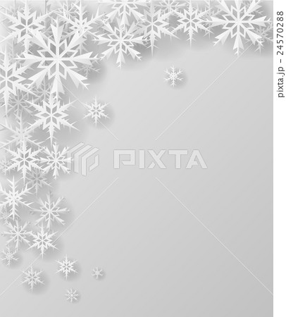 Christmas snowflake on paper 24570288