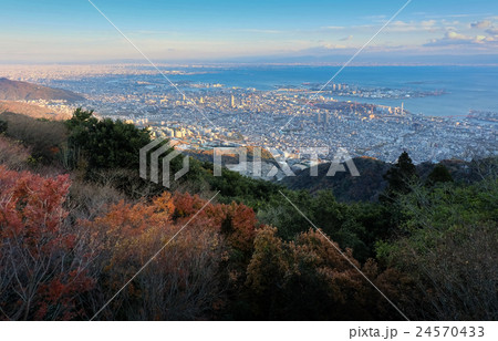 View of several Japan cities in the Kansai region 24570433