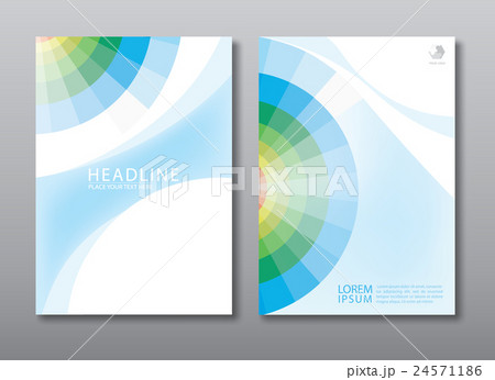 Annual report brochure flyer design template. 24571186