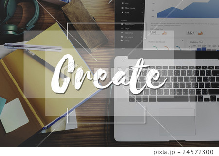 Imagine Create Curate Conceptualize Ideas Concept 24572300