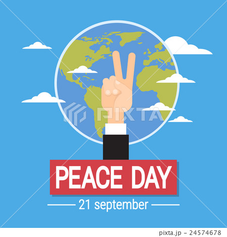 Business Hand Peace Sign World International 24574678