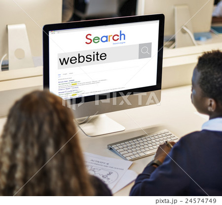 Website Web Page Online Search Engine Optimization Concept 24574749