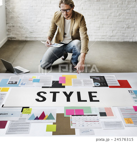 Style Fashionable Design Trendy Posh Concept 24576315