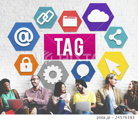 Tag Label Technology Word Graphic Concept 24576383