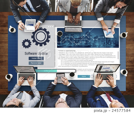 Software Update Installation Upgrade Data Concept 24577584