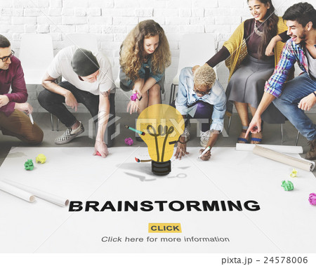 Brainstorming Ability Creating Creative Ideas Concept 24578006