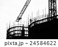 silhouette of a Construction site 24584622