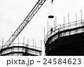 silhouette of a Construction site 24584623
